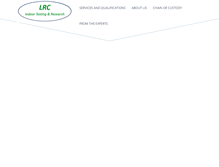 Tablet Screenshot of lrcresearch.com